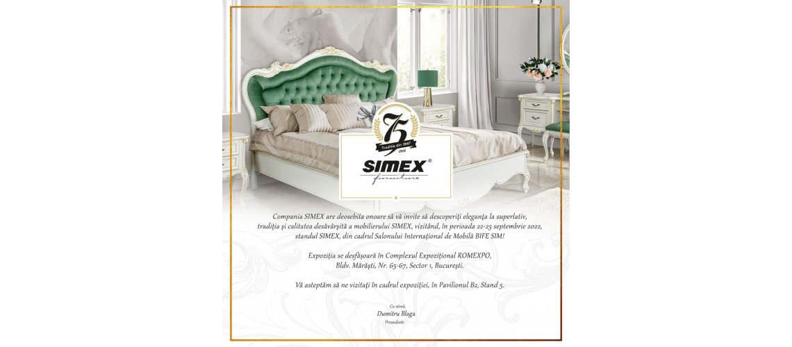 Simex, brand românesc cu renume mondial, prezent la BIFE SIM 2022 Simex, brand românesc cu renume mondial, prezent la BIFE SIM 2022