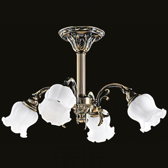 Lustra Bella cu 4 brate 3026-52-44B Corpuri de Iluminat, Lustra Bella cu 4 brate 3026-52-44B