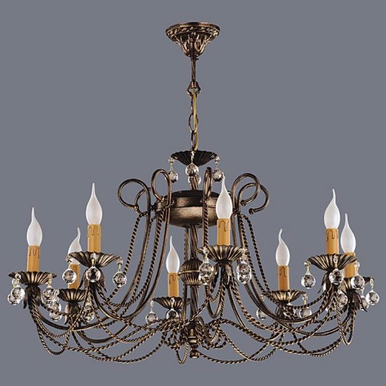 Lustra Seraglio cu 8 brate 3045-53-08 Corpuri de Iluminat, Lustra Seraglio cu 8 brate 3045-53-08