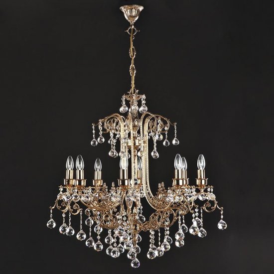 Lustra Excelente cu 8 brate 6134-58-08 Corpuri de Iluminat, Lustra Excelente cu 8 brate 6134-58-08