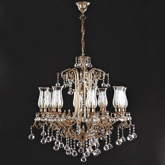 Lustra Excelente cu 8 brate 6134-58-08F Lustra Excelente cu 8 brate 6134-58-08F