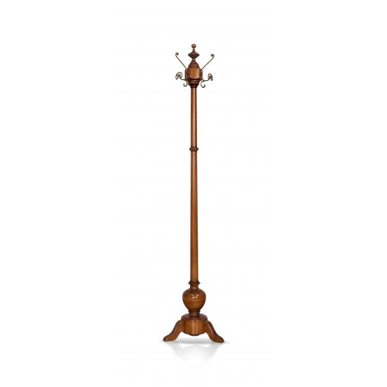 Cuier Md. 1 - Mic mobilier Cuiere din Lemn Masiv, Cuier lemn masiv, maro/alb, Md.1, Mic Mobilier