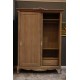 Dulap lemn masiv, maro, 2 uși glisante, inserții ornamentale, Jasmina Dulap lemn masiv, maro, 2 uși glisante, inserții ornamentale, Jasmina