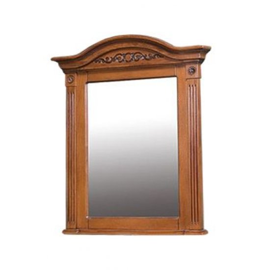 Rama oglinda minibar - Venetia Rame Oglinzi din Lemn Masiv, Ramă oglindă minibar lemn masiv, maro/alb, inserții ornamentale, Veneția