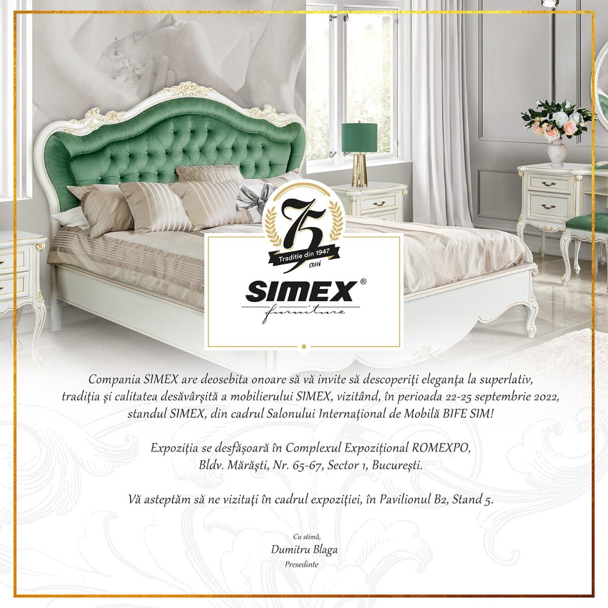 Simex, brand românesc cu renume mondial, prezent la BIFE SIM 2022