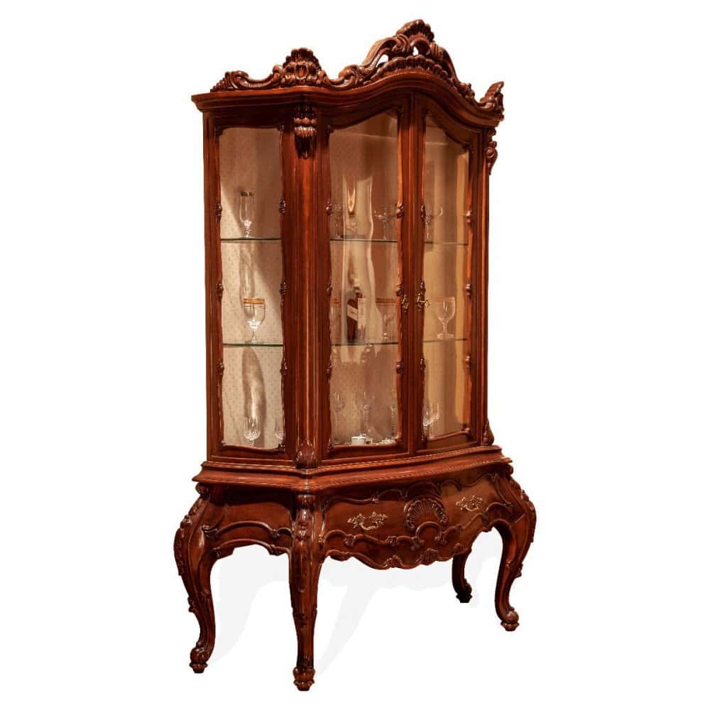 3. Casă în stil victorian - importanța lemnului masiv în stilul victorian și principalele piese de mobilier- argintar cu 2 usi